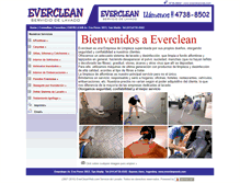 Tablet Screenshot of evercleanweb.com